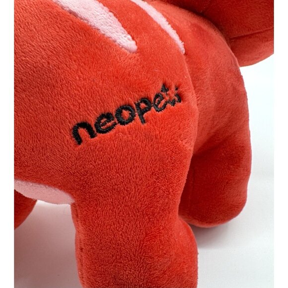 Neopets Red Poogle Plush Jumbo Large Collector 2008 Jakks Pacific - Picture 6 of 6